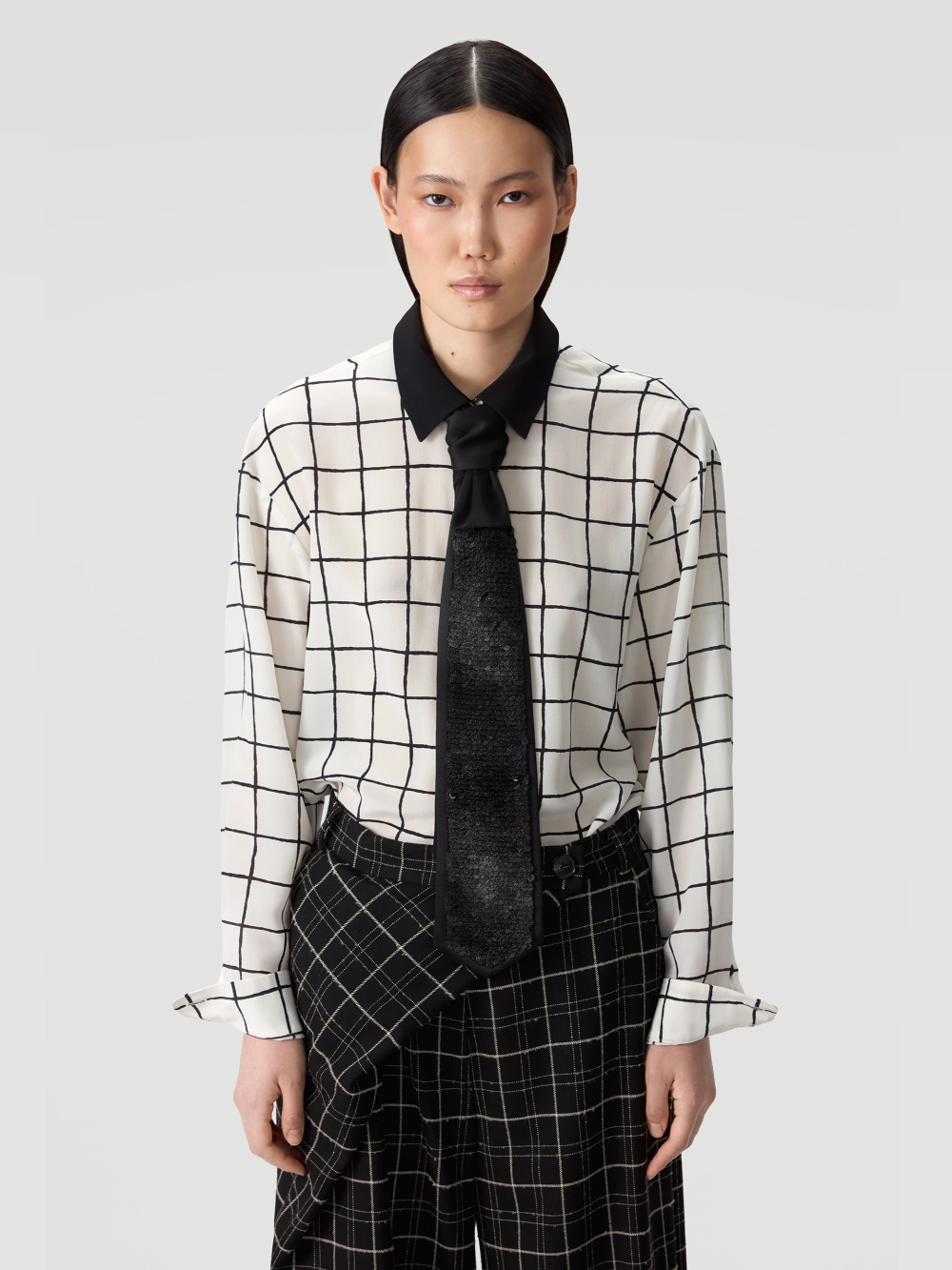 Галстук с пайетками OLA OLA