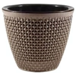 Кашпо для цветов пластиковое 1,6л d-16 см «Ротанг» Мокачино