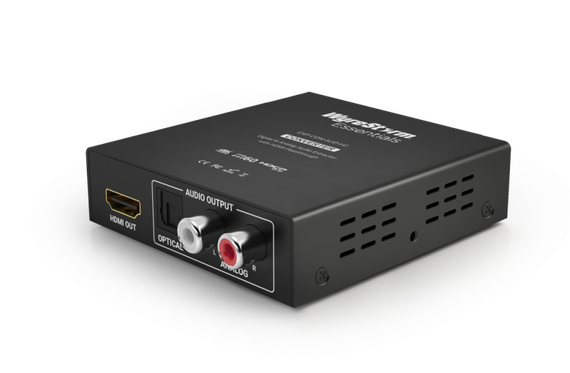 Wyrestorm EXP-CON-AUD-H2 - дэ-эмбеддер аналогого и цифрового аудио из HDMI 2.0, проходной HDMI порт.