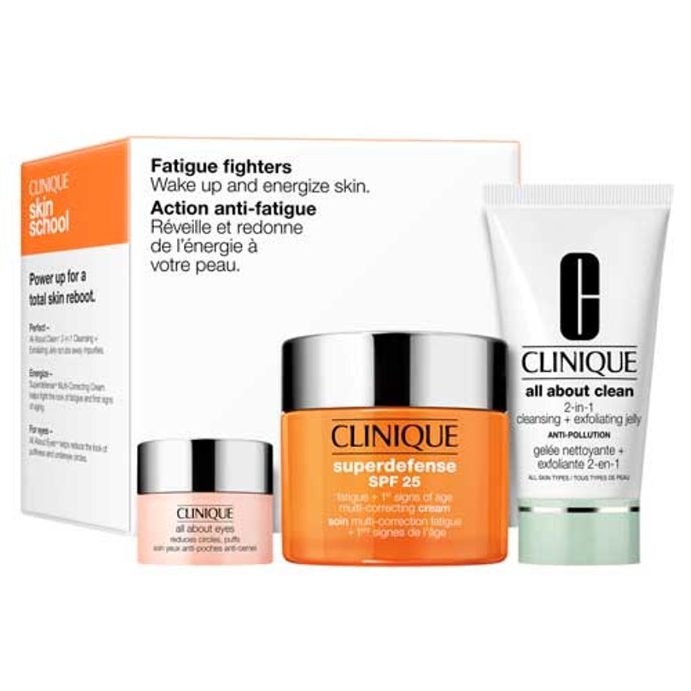 CLINIQUE SUPERDEFENSE SET SPF 25 50ML + YEUX 5ML + LIMPIADORA 2 EN 1 30ML CLINIQUE SUPERDEFENSE SET SPF 25 50ML + YEUX 5ML + LIMPIADORA 2 EN 1 30ML