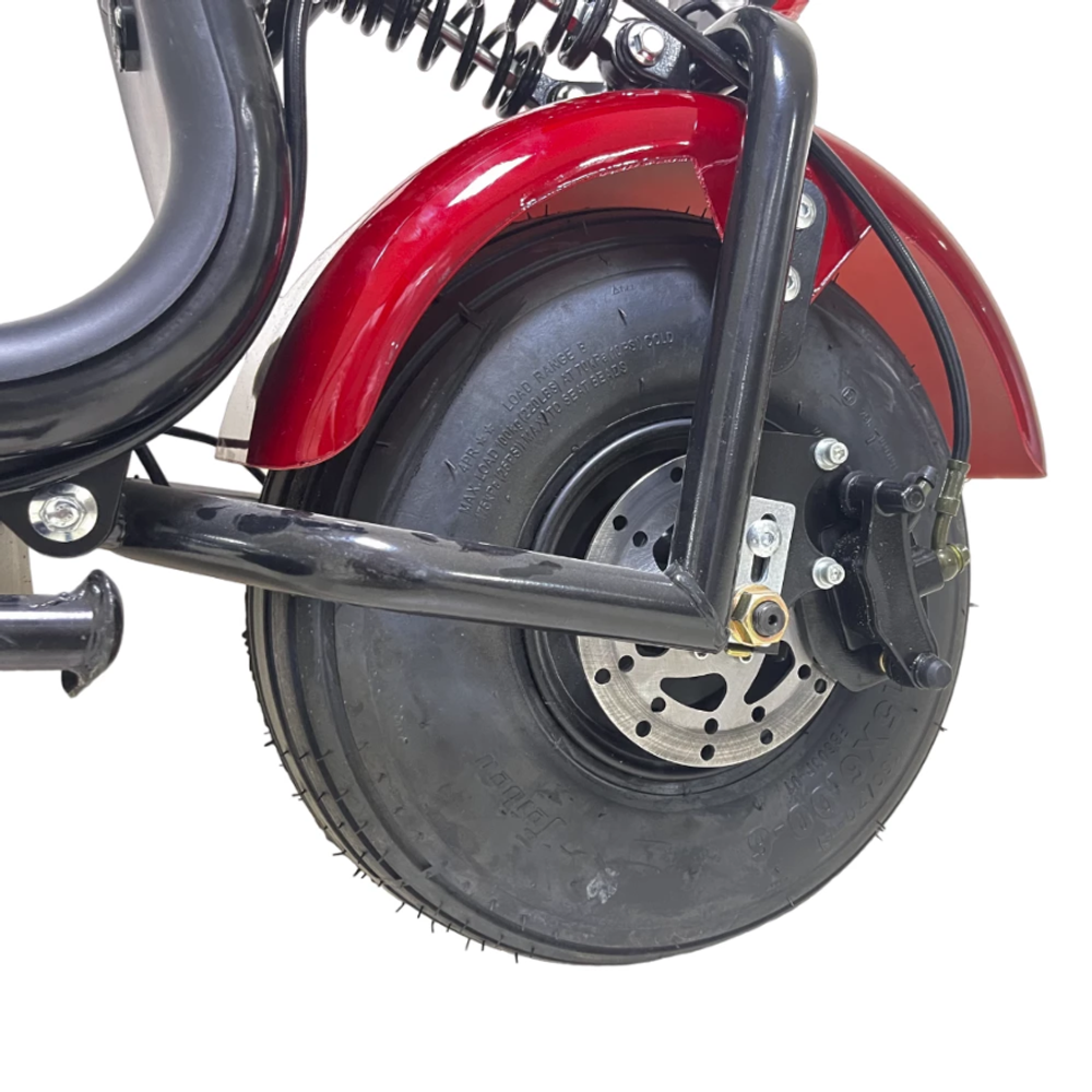 Электроскутер Wolong C3 PRO красный