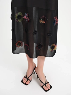 Платье черное OLA OLA