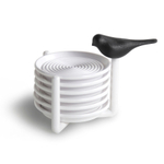 Набор подставок под чашки sparrow, белый/черный