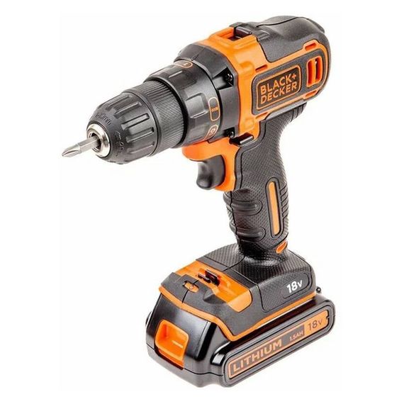 Аккумуляторная дрель-шуруповерт Black&amp;Decker BDCDD186K1B