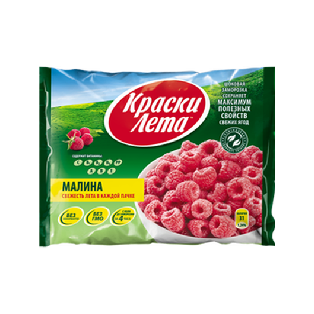 Ягоды МАЛИНА 300гр (1х8) КраскиЛета