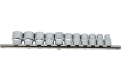 Набор торцевых головок RF-3111-9: 3/8"DR 12-гранных на планке 11пр. ROCKFORCE