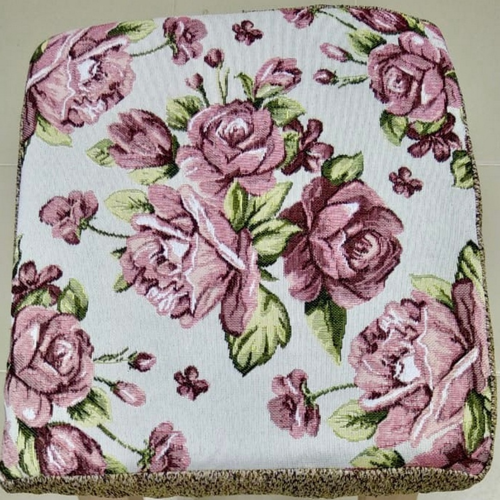 Чехол гобеленовый для табурета "ДВ.", дизайн: 332, размер 32*32см, Россия.