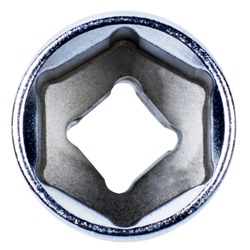 Головка торцевая стандартная шестигранная 1/4&quot;, 12 мм KING TONY 233512M