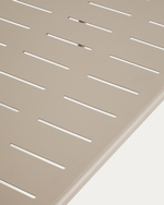 Уличный стол Brai из оцинкованной стали бежевого цвета, 180 x 90 см