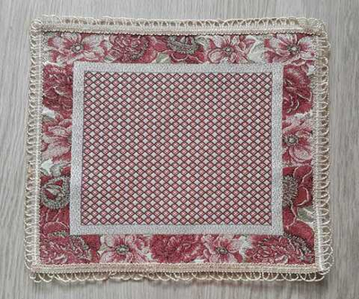 Декоративная сервировочная салфетка (33х37) Розовая