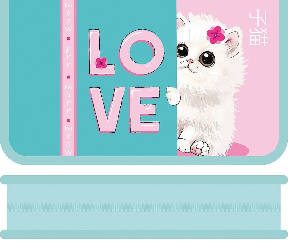 Пенал 1 секц. большой 190/115 "Fluffy 2025" (Пчелка) Пенал 1 секц. большой 190/115 "Fluffy 2025" (Пчелка)