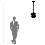 727011 Люстра VERONA 1х40W E14 ЗОЛОТО/ПРОЗРАЧНЫЙ