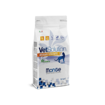 Сухой корм диетический Monge VetSolution Cat Urinary Struvite Уринари Струвит при заболеваниях мочеполовой системы и струвитном течении МКБ 1,5 кг