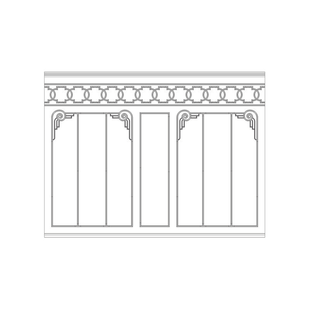 Стена RODECOR Эрте Ф3 77443AR**