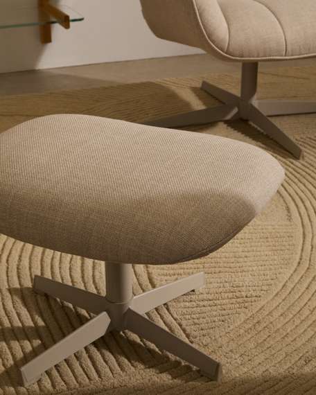 Крутящееся кресло Jaspe, бежевое