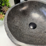 Раковина из речного камня RS-63582 (42*41*15) 0122