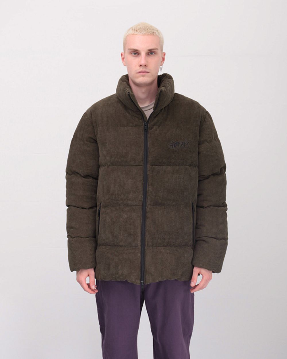 Пуховик Anteater Downjacket Velvet Хаки