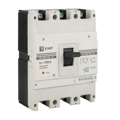 Автоматический выключатель в литом корпусе EKF mccb99-1250-1250me
