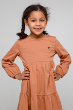 КР 5780/светло-коричневый к357 платье для девочки