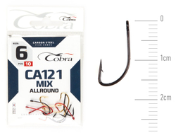 Крючки Cobra Allround MIX сер. CA121 разм. 006 10шт.