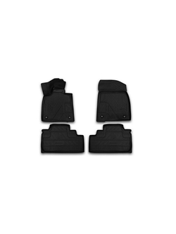 Коврики в салон для LEXUS RX (IV, IVr), 2015-2019, 2019-, 4 шт. (полиуретан) CARLEX00001K