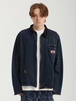 Мужская Куртка Denim Work - Grunt- Washed Blue