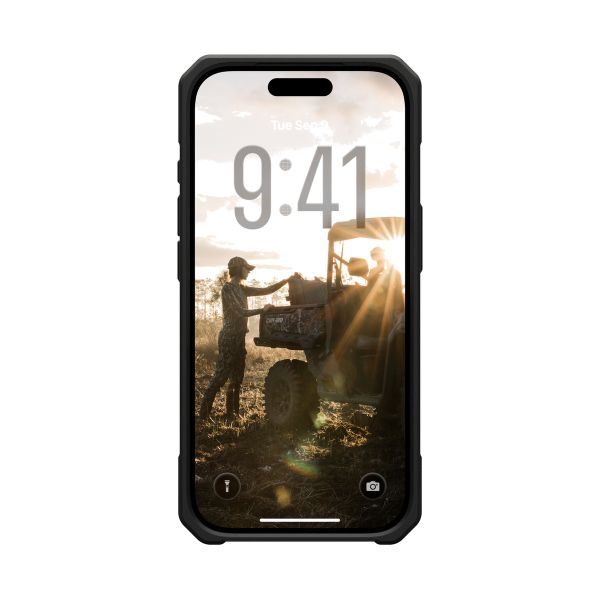 Чехол Uag Monarch Pro Case для iPhone 17 Pro, Синий | Forged Carbon Fiber/Blue