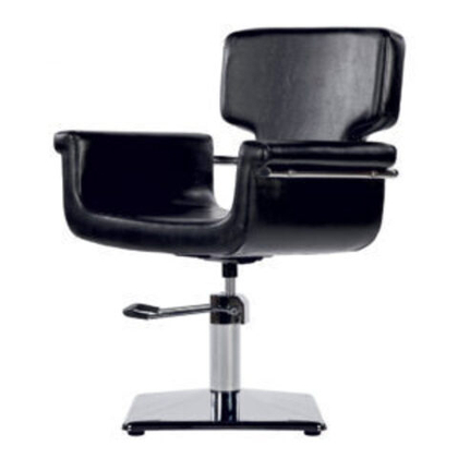 Кресло парикмахерское черное Quadro