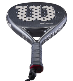 Ракетка для падел тенниса Wilson Carbon Force LT Padel - black/grey