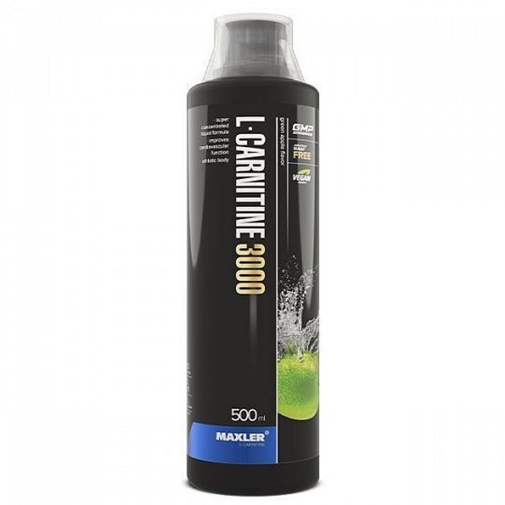 L-Carnitine (500 ml) 3000 mg (Maxler)