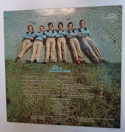 Винтажная виниловая пластинка LP Jiri Brabec and His Country Beat The Best Of Country Beat (Чехословакия 1972)