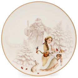 ТАРЕЛКА ЗАКУСОЧНАЯ LEFARD "МОРОЗКО" 20,5 СМ (КОР=18ШТ.)