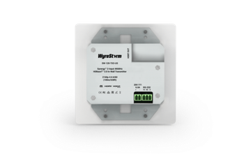 Wyrestorm SW-120-TX3-US - настенный HDBaseT 3.0 передатчик HDMI2.0 по витой паре до 100 м (4К@60 4:4:4). Поддержка USB-C (питание до 60 Вт) HDCP2.3, USB, де-эмбендинг аудио, PoH (2 напр.). Управление: RS-232. Для американского подрозетника.