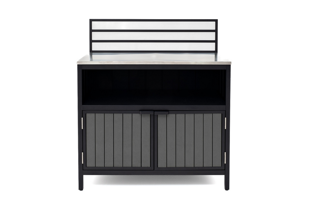 Модуль уличной кухни из алюминия БЕЙС (консоль закрытая)