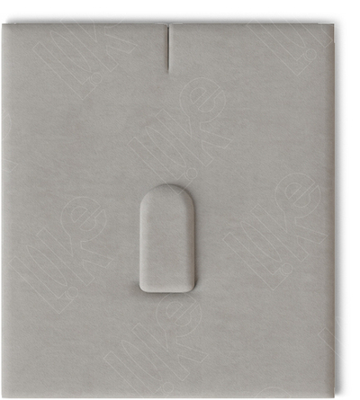 Вкладыш 03/наклонный/для кольца/язычок/прорезь для нитки