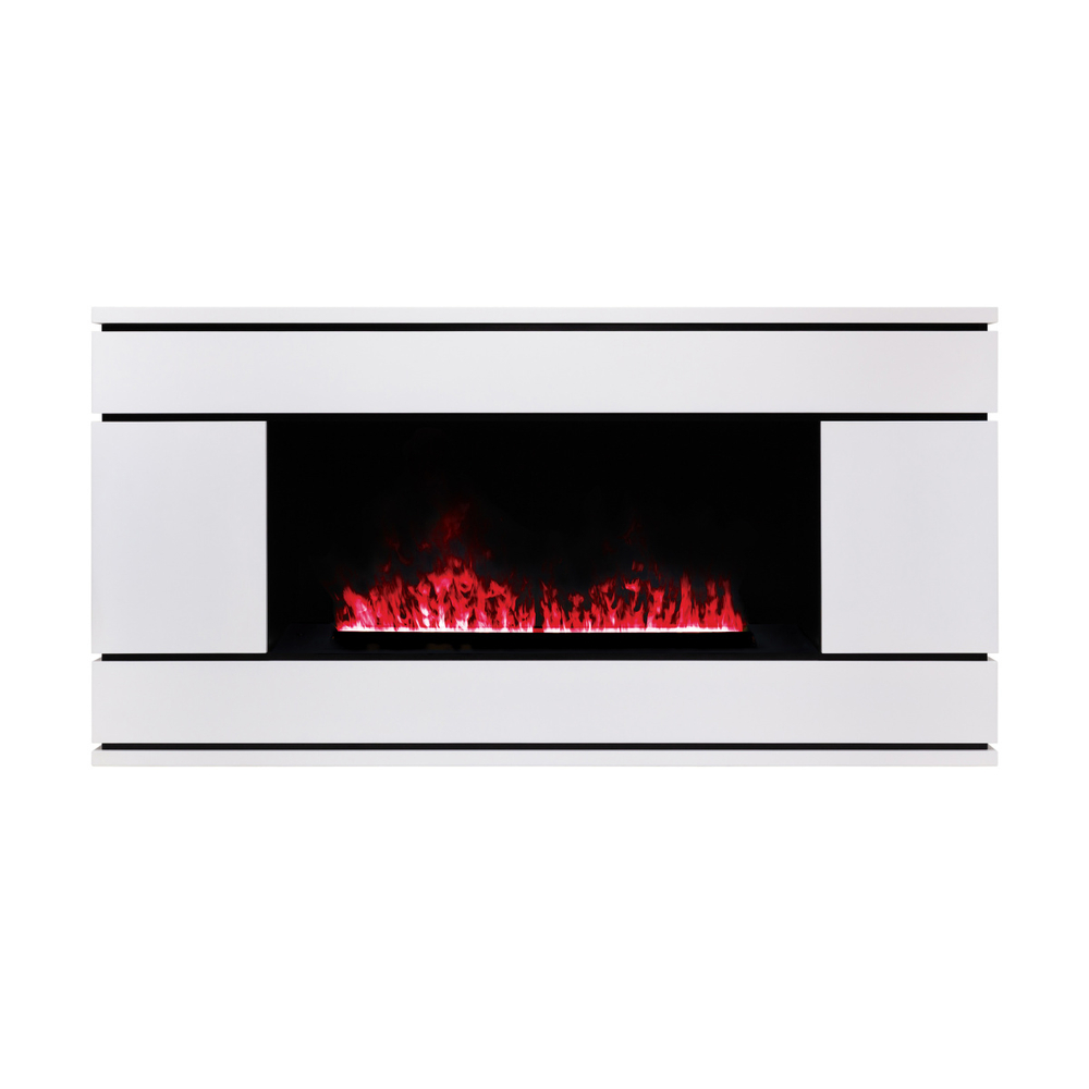 Каминокомплект VEGA/ВЕГА Белый матовый с очагом Электроочаг CASSETTE/КАССЕТА LED 1000 АВТО
