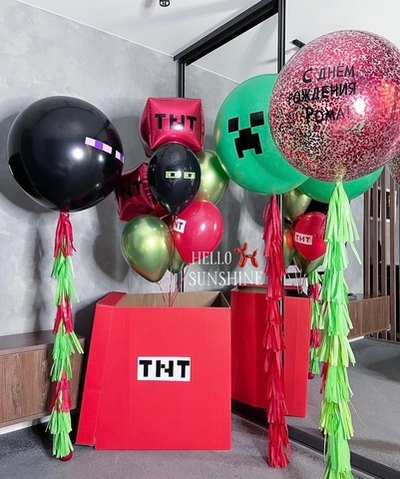 Набор шаров Майнкрафт №4