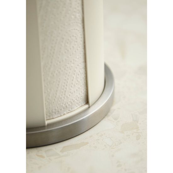 Держатель для бумажных полотенец riks, молочный