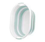 Таз ФЛЕКС 17,5 л овальный складной с ручками, материал- полипропилен, ТЭП М2503