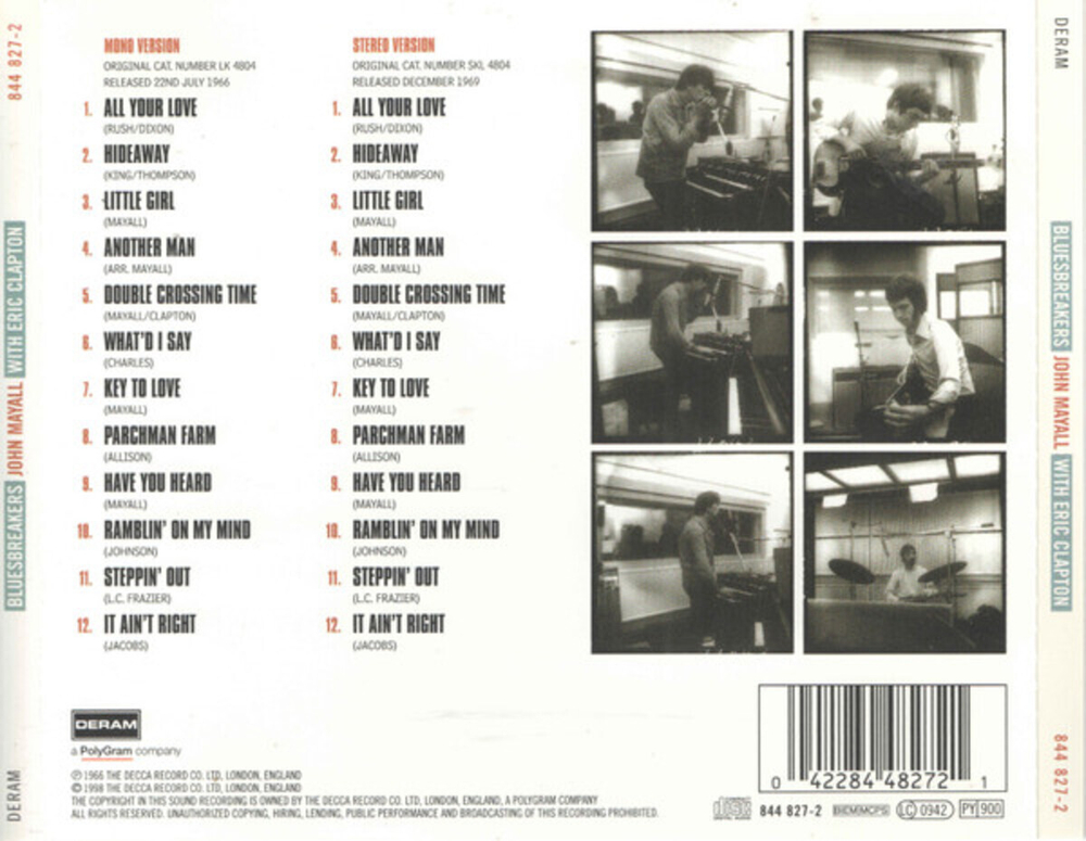 John Mayall With Eric Clapton / Blues Breakers (CD)