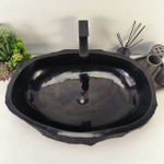 Раковина из андезита Erozy Black EA-64850 66*45*16 0035