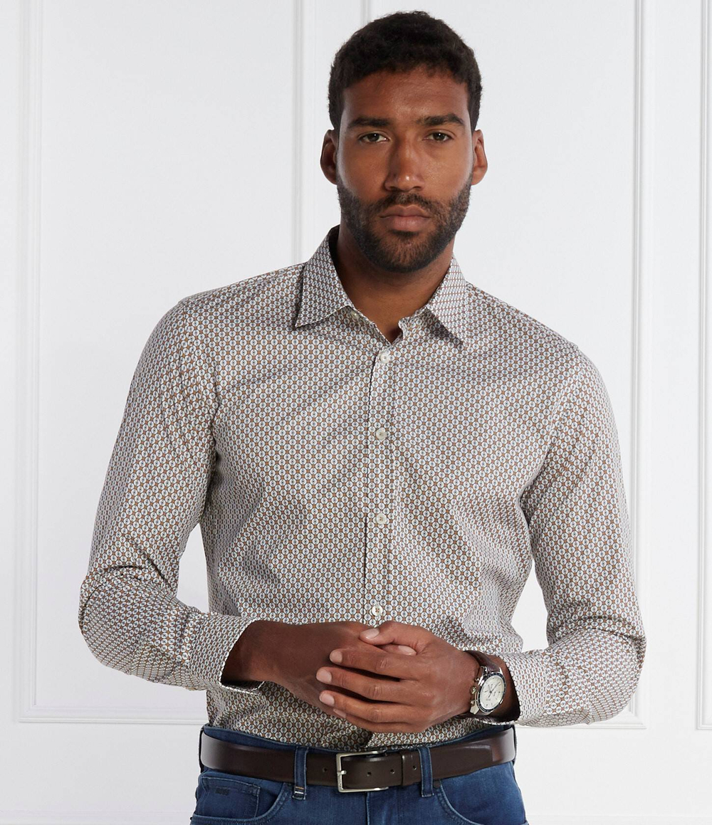 Рубашка S-ROAN BOSS BLACK - коричневый(50508594)