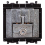 Розетка TV-FM-SAT модульная, "Avanti", "Черный квадрат", 2 модуля