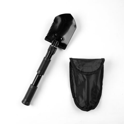 Лопата складная Турист в чехле, 40 см, черная