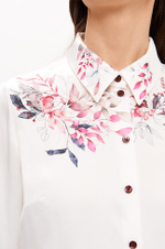 23416 Блузка женская (молочный)