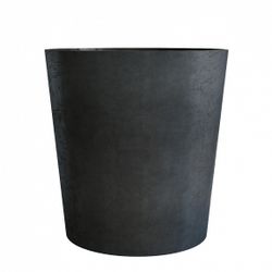 Кашпо CRATER CHARCOAL D100 H110