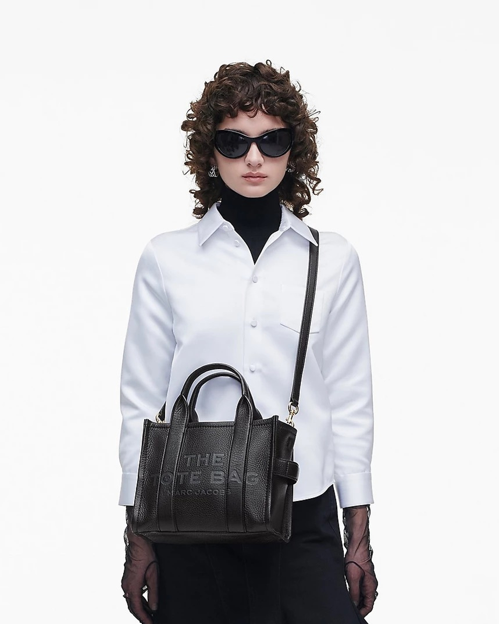 Сумка MARC JACOBS THE LEATHER SMALL TOTE BAG “Black”
