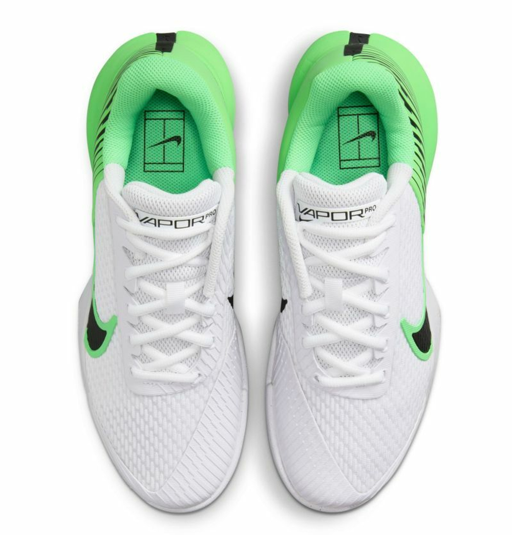 Женские теннисные кроссовки Nike Zoom Vapor Pro 2 - white/black/poison green