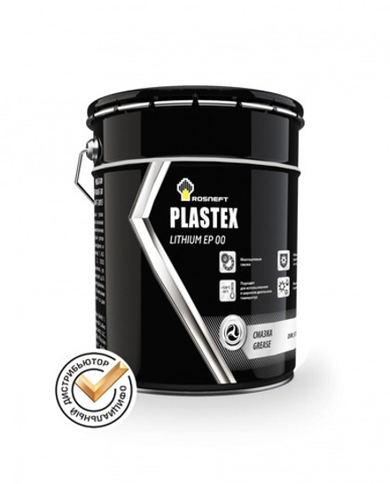 7187 ROSNEFT Смазка пластичная Rosneft Plastex Lithium EP00, ведро 20л (---, РОССИЯ)