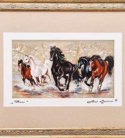 Народные промыслы ШК-55/245 Панно «Кони»